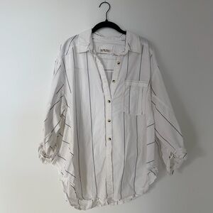 We The Free Striped Button Down